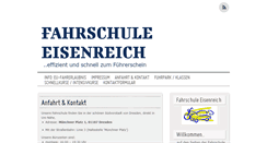 Desktop Screenshot of fahrschule-eisenreich.de