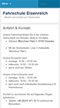 Mobile Screenshot of fahrschule-eisenreich.de